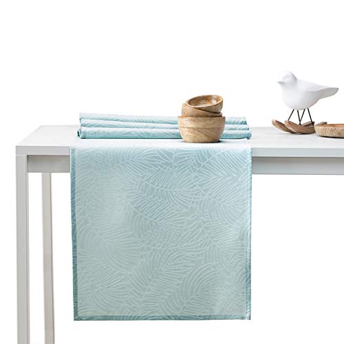 AmeliaHome Tischläufer 40x140 cm Lotuseffekt Wasserabweisend Blätter Minze Gaia AmeliaHome Tischläufer 40x140 cm Lotuseffekt Wasserabweisend Blätter Minze Gaia von AmeliaHome