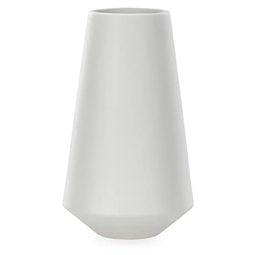 AmeliaHome Vase aus Keramik Dekovase Tischvase Dekoration Burmilla Grau von AmeliaHome