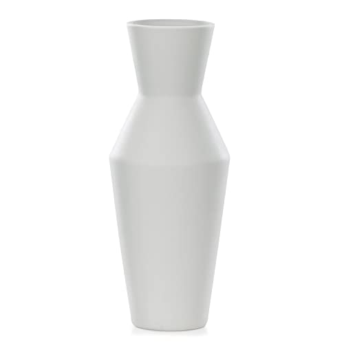 AmeliaHome Vase aus Keramik Dekovase Tischvase Dekoration Giara Grau von AmeliaHome