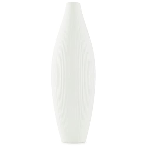 AmeliaHome Vase aus Keramik Dekovase Tischvase Dekoration Thali Creme von AmeliaHome