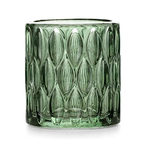 Teelichthalter aus Glas AmeliaHome Kerzenhalter Teelichtglas 9x9,5 cm Vigo Flaschengrün von AmeliaHome