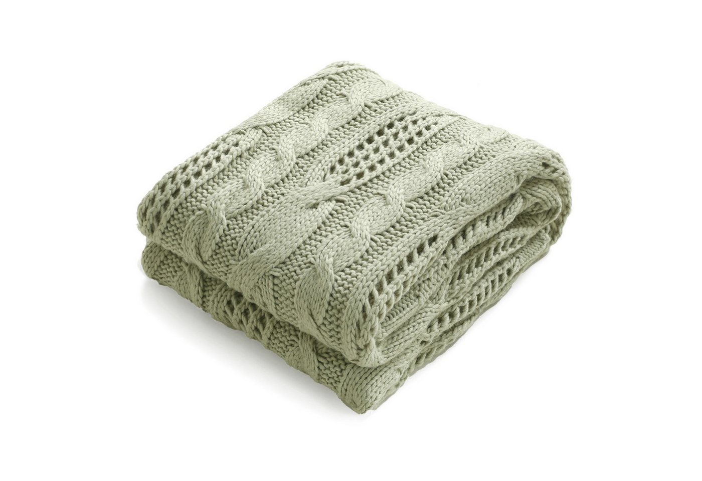 Amélie Home Tagesdecke Lochmuster Decke, Chenille Decke, 127 cm x 152 cm, Wohndecke, Kuschelsack, ultraweiche warme Mikrofaserdecke von Amélie Home