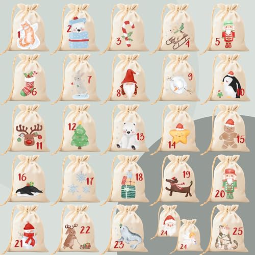 DIY Adventskalender zum Selbermachen,26 winterliche Bügelbilder,optional mit Baumwollsäckchen in klein, groß oder gemischt,kreativer Weihnachtskalender zum Befüllen,Weihnachten,Xmas,Geschenk,Kalender DIY Adventskalender zum Selbermachen,26 winterliche Bügelbilder,optional mit Baumwollsäckchen in klein, groß oder gemischt,kreativer Weihnachtskalender zum Befüllen,Weihnachten,Xmas,Geschenk,Kalender von Ameloua