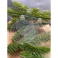 Acryl Ornament Scheibe Blanko Klar Durchsichtig | Rohling Kugel, Weihnachtsschmuck Acryl Ornament Scheibe Blanko Klar Durchsichtig | Rohling Kugel, Weihnachtsschmuck von AmelouaStoffe