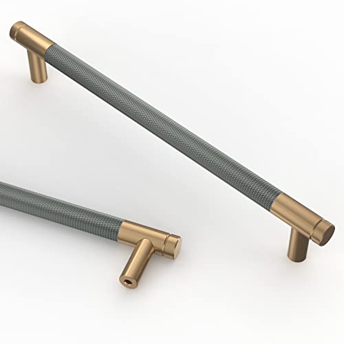 Amerdeco 10 Stück Goldgrau Schrankgriffe 192mm Lochabstand, Aluminium Griffe für Küchenschränke & Möbelgriffe für Schubladen Amerdeco 10 Stück Goldgrau Schrankgriffe 192mm Lochabstand, Aluminium Griffe für Küchenschränke & Möbelgriffe für Schubladen von Amerdeco