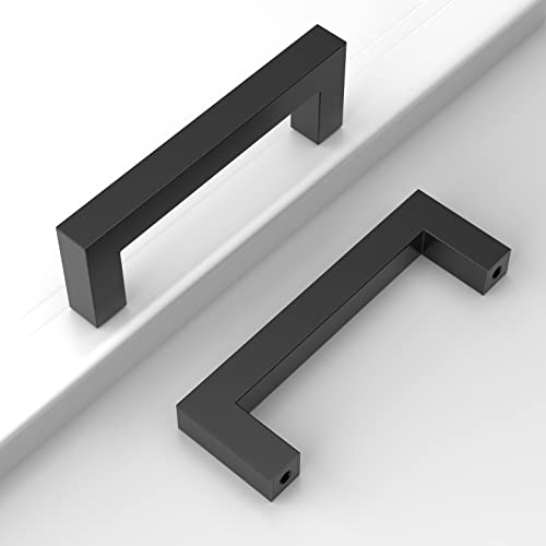 Amerdeco 10 Stück Möbelgriffe Edelstahl Schwarz Schrankgriffe Küchengriffe 96mm Lochabstand Schubladen Griffe Schubladengriffe Griffe für Küchenschränke Kleiderschrank Amerdeco 10 Stück Möbelgriffe Edelstahl Schwarz Schrankgriffe Küchengriffe 96mm Lochabstand Schubladen Griffe Schubladengriffe Griffe für Küchenschränke Kleiderschrank von Amerdeco