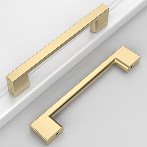 Amerdeco 8 Stück Möbelgriffe Gebürsteter Gold 128mm Lochabstand Schubladen Griffe für Küchenschränke Schrankgriffe Schubladengriffe Türgriffe für Küchenschränke Kleiderschrank UK0036 Amerdeco 8 Stück Möbelgriffe Gebürsteter Gold 128mm Lochabstand Schubladen Griffe für Küchenschränke Schrankgriffe Schubladengriffe Türgriffe für Küchenschränke Kleiderschrank UK0036 von Amerdeco