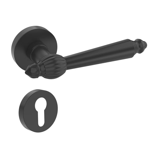 Amerdeco Türgriff Set aus Aluminiumlegierung Schwarz Türdrücker Innentüren türklinke drückergarnitur türbeschlag türdrücker Türbeschlag Drückergarnitur Zimmertüren UK0073 Amerdeco Türgriff Set aus Aluminiumlegierung Schwarz Türdrücker Innentüren türklinke drückergarnitur türbeschlag türdrücker Türbeschlag Drückergarnitur Zimmertüren UK0073 von Amerdeco