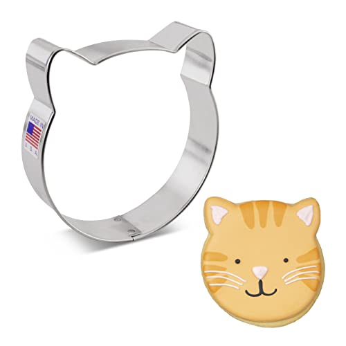 Keksausstecher Katze - Für Plätzchen, Brot, Sandwiches mit Katzengesicht - 10,2 cm - Ausstechformen von Ann Clark USA Keksausstecher Katze - Für Plätzchen, Brot, Sandwiches mit Katzengesicht - 10,2 cm - Ausstechformen von Ann Clark USA von Ann Clark Cookie Cutters