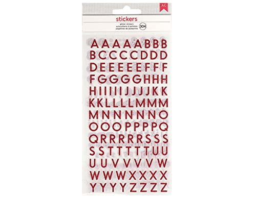 American Crafts 346657 Stickers Sticker, rot von American Crafts