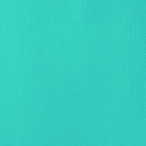 American Crafts AMC Cardstock Strukturierte Kaskade 30,5 x 30,5 cm, Türkis (Cascade), 12 x 12 von American Crafts