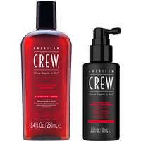American Crew Haarpflege-Set "Anti-Hair Loss 2 Step Set - Shampoo 250 ml + ATreatment 100 ml" Für Herren mit dünnem Haar, fördert Volumen und Kämmbarkeit. American Crew Haarpflege-Set "Anti-Hair Loss 2 Step Set - Shampoo 250 ml + ATreatment 100 ml" Für Herren mit dünnem Haar, fördert Volumen und Kämmbarkeit. von American Crew