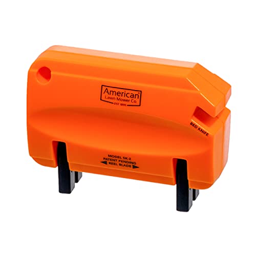 American Lawn Mower Co. SK-2 Rasenmäher-Handschärfer für Großstaaten, amerikanischen Rasenmäher, Scotts, und irdwise Rollenmäher, Orange American Lawn Mower Co. SK-2 Rasenmäher-Handschärfer für Großstaaten, amerikanischen Rasenmäher, Scotts, und irdwise Rollenmäher, Orange von American Lawn Mower Company