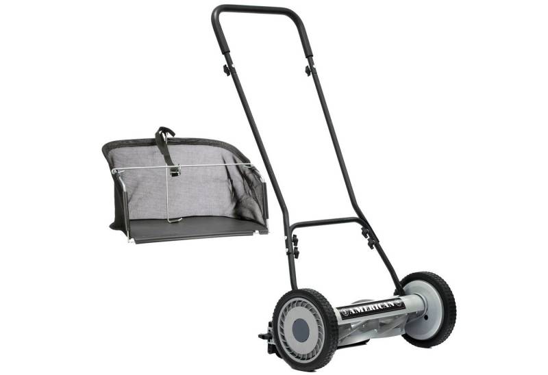 American Lawn Mower Company Spindelmäher 1815-15 Walzenmäher, 45,7 cm Schnittbreite, (Spar-Set, mit oder ohne Fangkorb), 5 Klingen Spindelrasenmäher mit oder ohne Fangkorb von American Lawn Mower Company