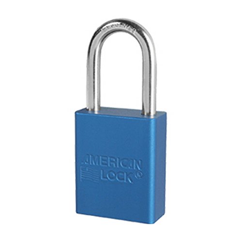 American Lock A1106BLU1KEY Q# DG7272 Vorhängeschloss, Aluminium, blau von American Lock