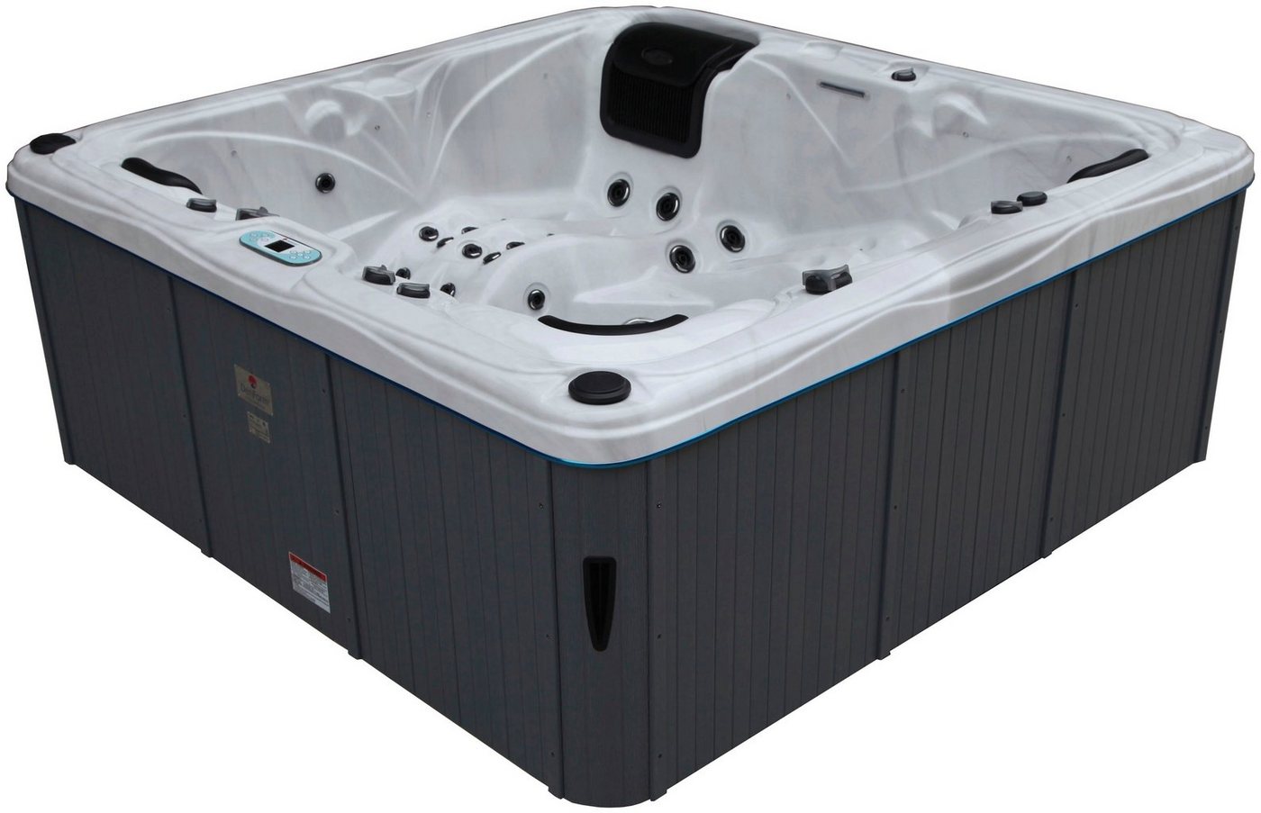 American Spa Whirlpool Mississippi, 6-tlg., BxLxH: 230x230x90 cm von American Spa