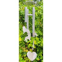 Handgefertigtes Windspiel Mit Sheltie Und Herz Windfänger Handgefertigtes Windspiel Mit Sheltie Und Herz Windfänger von AmericanChime