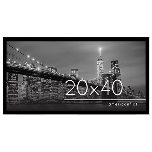 Americanflat Bilderrahmen 100x40 cm in Schwarz - 100x40 cm Rahmen mit Plexiglas-Abdeckung und Aufhängevorrichtung für Horizontale oder Vertikale Wandanzeige Americanflat Bilderrahmen 100x40 cm in Schwarz - 100x40 cm Rahmen mit Plexiglas-Abdeckung und Aufhängevorrichtung für Horizontale oder Vertikale Wandanzeige von Americanflat