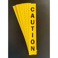 Achtung Aufkleber Vinyl 14" X 2" | 20Er Pack Indoor Outdoor Gelb Sicherheitsschild | X20Ps99 von AmericangarageByJoy
