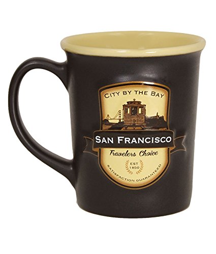 Americaware San Francisco Emblem 530 ml Kaffee Tee Tasse 12,7 cm lang x 12,5 cm hoch x 10,2 cm im Durchmesser. von Americaware
