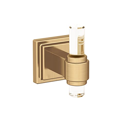 Amerock BH36060CCZ Glacio Kleiderhaken, Transparent/Champagner-Bronze, Robe Hook von Amerock