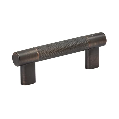 Amerock BP36557ORB | Küchenschrankgriff | Ölgeriebene Bronze | 76 mm & 96 mm Mitte zu Mitte | Bronx | 1 Packung | Möbelbeschläge | Schrankgriff | Badezimmer-Schubladengriff von Amerock