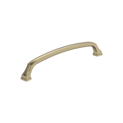 Amerock BP55351BBZ | Goldener Champagner Schrankgriff | 203 mm Schrankgriff von Mitte zu Mitte | Revitalisieren | Schubladengriff | Küchenschrankgriff | Möbelbeschläge von Amerock
