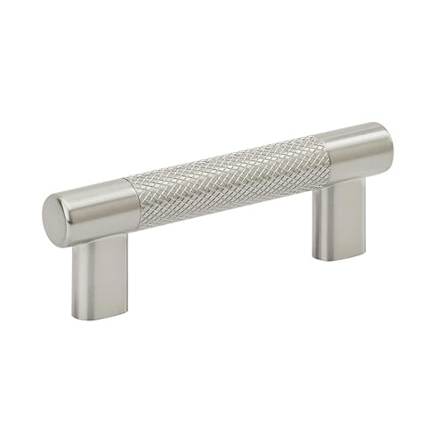 Amerock Küchenschrankgriff, Satin-Nickel, 76 mm und 96 mm, Bronx, 1 Stück, Möbelbeschläge, Schrankgriff, Badezimmer-Schubladengriff Amerock Küchenschrankgriff, Satin-Nickel, 76 mm und 96 mm, Bronx, 1 Stück, Möbelbeschläge, Schrankgriff, Badezimmer-Schubladengriff von Amerock