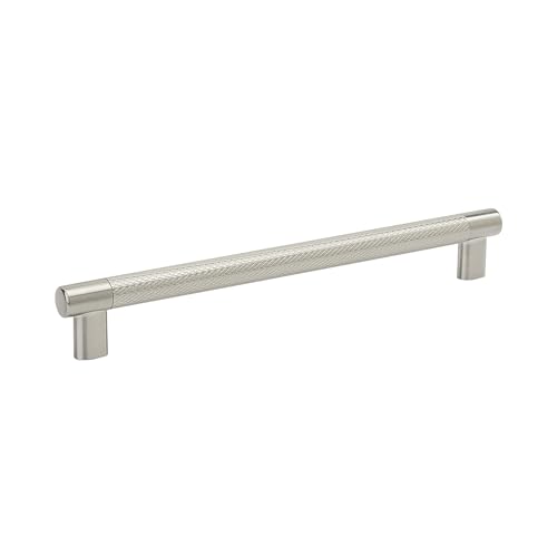 Amerock | Küchenschrankgriff | satiniertes Nickel | 256 mm Mitte zu Mitte | Bronx | 1 Packung | Möbelbeschläge | Schrankgriff | Badezimmer-Schubladengriff von Amerock