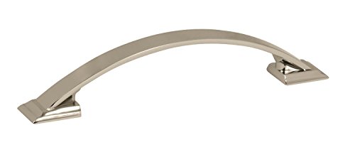 Amerock Schrankgriff, poliertes Nickel, 96 mm, Mitte zu Mitte, Kerzen, Schubladengriff, Schrankbeschläge, 1 Stück Amerock Schrankgriff, poliertes Nickel, 96 mm, Mitte zu Mitte, Kerzen, Schubladengriff, Schrankbeschläge, 1 Stück von Amerock