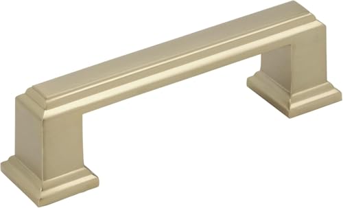 Amerock | Schrankgriff | Golden Champagne | 76 mm Mitte zu Mitte | Termin | 1 Packung | Schubladengriff | Schubladengriff | Schrankbeschläge von Amerock