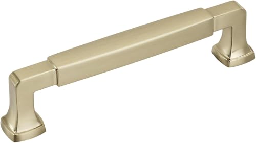 Amerock Schrankgriff | Goldener Champagner | 128 mm (5 1/16 Zoll) Mitte zu Mitte | Stature | 1 Packung | Schubladengriff | Schrank-Hardware von Amerock