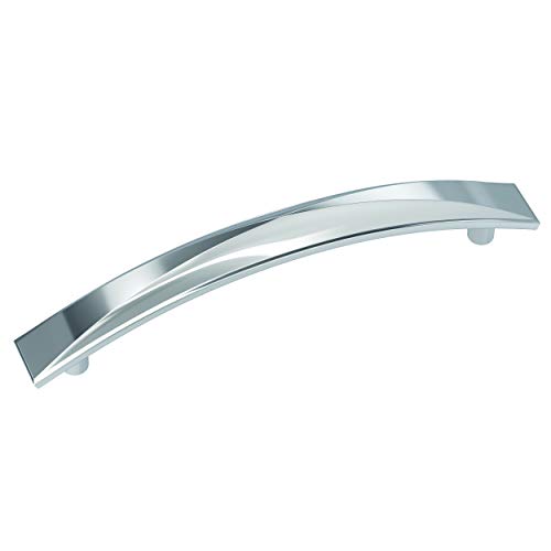 Amerock | Schrankgriff | poliertes Chrom | 128 mm Mitte zu Mitte | Erweiterung | 1 Packung | Schubladengriff | Schrankbeschläge von Amerock