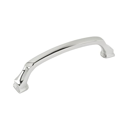 Amerock | Schrankgriff | poliertes Chrom | 128 mm von Mitte zu Mitte | beleben | 1 Packung | Schubladengriff | Schubladengriff | Schrankbeschläge von Amerock