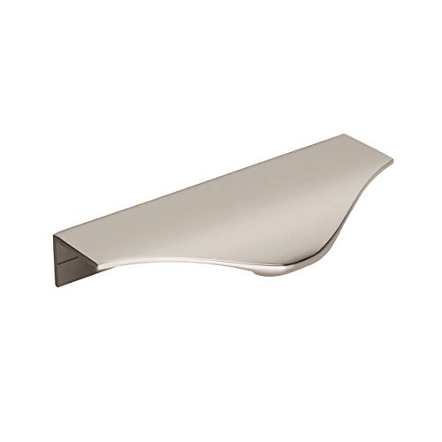 Amerock | Schrankkantengriff | poliertes Nickel | 106 mm Mitte zu Mitte | Aloft | 1 Packung | Schubladengriff | Schubladengriff | Schrankbeschläge von Amerock