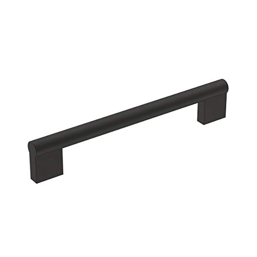 Amerock | Schrankzug | Mattschwarz | 160 mm Mitte zu Mitte | Versa | 1 Pack | Schubladengriff | Schrankgriff | Schrankzubehör von Amerock