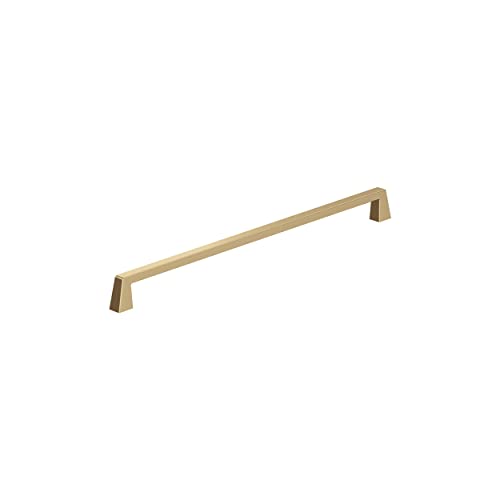 Amerock | Übergroßer Schrank-Hardware/Gerätegriff | Champagner-Bronze | 457 mm Mitte zu Mitte Schubladenzug | Blackrock | Küchen- und Badzubehör | Möbelbeschläge von Amerock