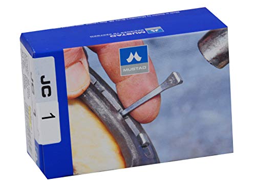 Amesbichler Reitsport Mustad Hufnagel Hufnägel Länge 49 mm JC 1, 250 Stück in Packung von Amesbichler Reitsport