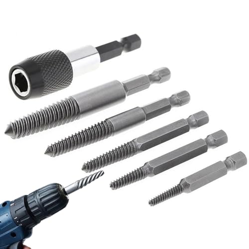 Amesor Abrutschsichere Schraubenentfernung - 6-teiliges Set zum Lösen fester Schrauben,Nussentferner Werkzeug Für Handwerker Heimwerker Amesor Abrutschsichere Schraubenentfernung - 6-teiliges Set zum Lösen fester Schrauben,Nussentferner Werkzeug Für Handwerker Heimwerker von Amesor