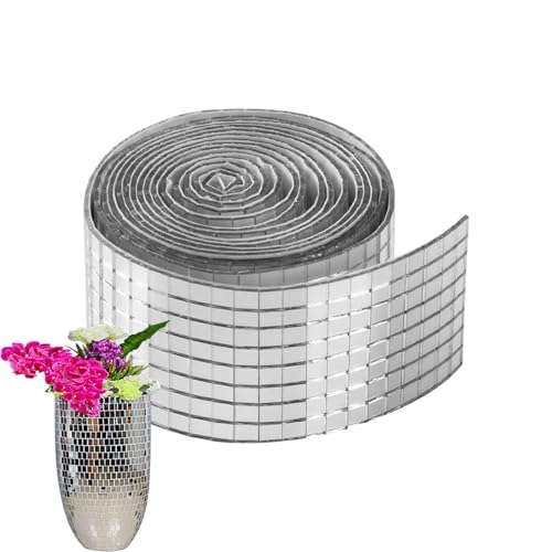 Amesor Disco Fliesen Selbstklebend | Selbstklebende Mosaikfliesen | Reflektierende Wasserdichte Aufkleber Dekoration Für Fussböden Wände Decken Küche Amesor Disco Fliesen Selbstklebend | Selbstklebende Mosaikfliesen | Reflektierende Wasserdichte Aufkleber Dekoration Für Fussböden Wände Decken Küche von Amesor