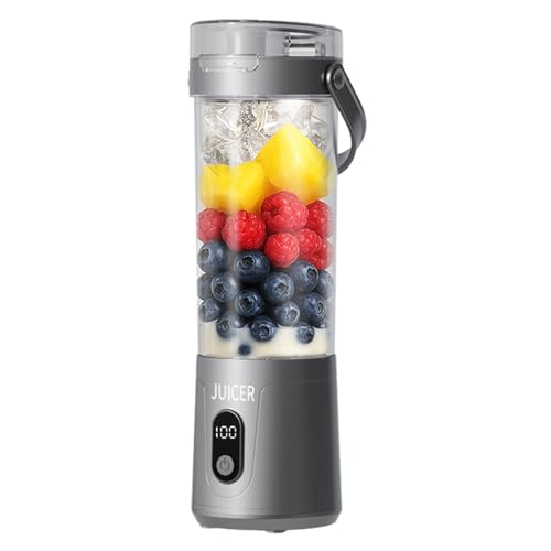 Amesor Elektrische Entsafter | Entsafter Elektrisch Mit Extraktionsfunktion | Großes Digitaldisplay Mixer Küchengerät für Zitrusfrüchte Orangen Limonade Reise Camping von Amesor