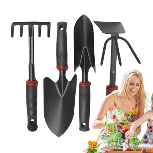 Amesor Gartengeräte-Set | Robuste Schaufel, Harke & Hacke | Ergonomisches Leichtes Grabewerkzeug, Multifunktionales Gartenzubehör aus Edelstahl für Umtopfen und Gartenarbeiten Amesor Gartengeräte-Set | Robuste Schaufel, Harke & Hacke | Ergonomisches Leichtes Grabewerkzeug, Multifunktionales Gartenzubehör aus Edelstahl für Umtopfen und Gartenarbeiten von Amesor