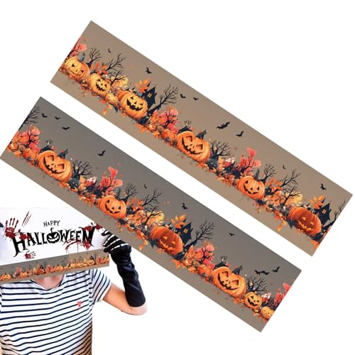 Amesor Gothic Bastel-Streifendekor, Halloween Vintage Klebeband, Gothic Festliche Rollen Aufkleber zum Verpacken Feiertage Bastelprojekte Kreativ Tagebuch von Amesor