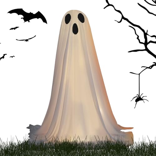 Amesor Halloween - Leuchtende Spukgestalten Für Draußen - Außenation Für Terrasse Garten Vordach Innenbereich Rasen Eingangsbereich Weg von Amesor