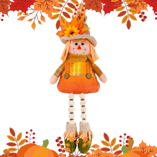 Amesor Herbst Vogelscheuche Deko | 38 cm Beleuchtete Feiertagsdekoration - Desktop Doll Ornament Für Herbstsaison Thanksgiving,Nachttisch Schrank BücherSchminktisch Amesor Herbst Vogelscheuche Deko | 38 cm Beleuchtete Feiertagsdekoration - Desktop Doll Ornament Für Herbstsaison Thanksgiving,Nachttisch Schrank BücherSchminktisch von Amesor