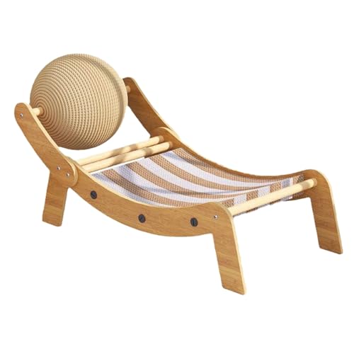Amesor Katzen Kratzliege - Kratzbett - Mit Rampe, Spielzeugbrett, Rollkugel und Spielplatz für Bewegungsspiel, geeignet für Innen- und Außenbereich sowie Garten Amesor Katzen Kratzliege - Kratzbett - Mit Rampe, Spielzeugbrett, Rollkugel und Spielplatz für Bewegungsspiel, geeignet für Innen- und Außenbereich sowie Garten von Amesor