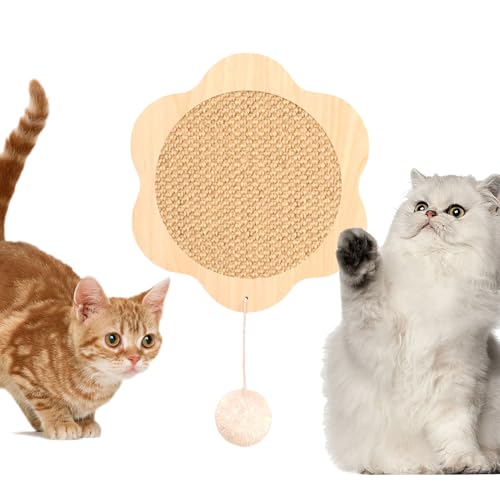 Amesor Katzenkratzmatte - Wandkratzbrett Für Katzen - Abnehmbar Interaktives Möbelschoner Spielzeug Für Kitten Sofa Couch Boden Amesor Katzenkratzmatte - Wandkratzbrett Für Katzen - Abnehmbar Interaktives Möbelschoner Spielzeug Für Kitten Sofa Couch Boden von Amesor