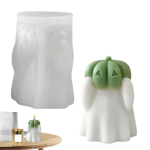 Amesor Kerzenformen - Deko Gussformen Für Beton Tischdekoration - Kürbis Geister Formen Für Halloween Zement Gips Epoxidharz Amesor Kerzenformen - Deko Gussformen Für Beton Tischdekoration - Kürbis Geister Formen Für Halloween Zement Gips Epoxidharz von Amesor