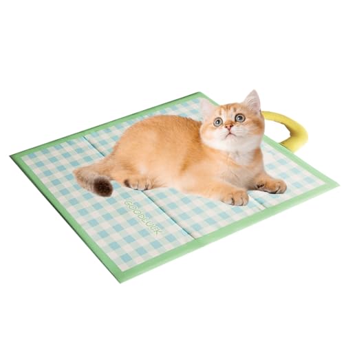 Amesor Kühlmatte für Hunde,Kühlmatten für Haustiere, insbesondere für Hunde - 60x45cm Tragbare Unterlage Für Welpen Und Kätzchen von Amesor