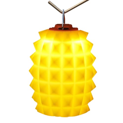 Amesor Lampenschirm-Abdeckung - Kompakte Camping Abdeckungen,Ästhetische Ananasform Lampe Für Outdoor Abenteuer Angeln Reisen Camping von Amesor